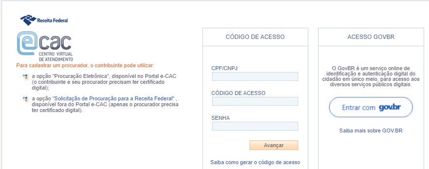 Acesse o Portal Ecac - Além de consulta CNPJ, o portal e-CAC disponibiliza serviços para pessoas físicas e jurídicas. e cac receita federal